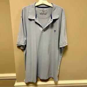 Ocean Club Sz 2XL Light Blue Polo Shirt GUC
